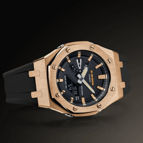 MOD WATCH CO. Black & RoseGold Mod