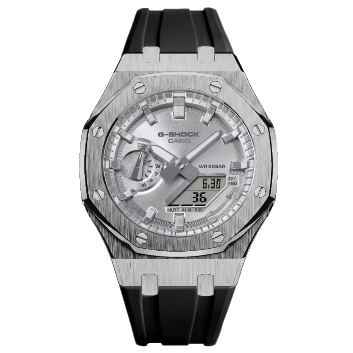 MOD WATCH CO. Black & Silver Mod