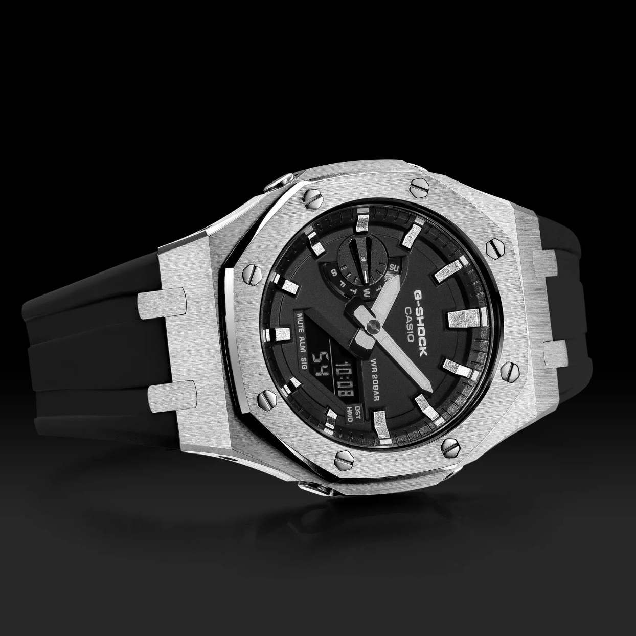 MOD WATCH CO. Black & Silver Mod