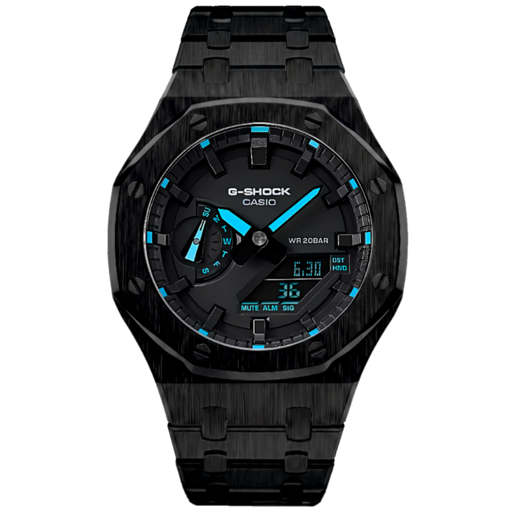 MOD WATCH CO. Blue & Black Steel Mod
