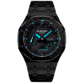 MOD WATCH CO. Blue & Black Steel Mod