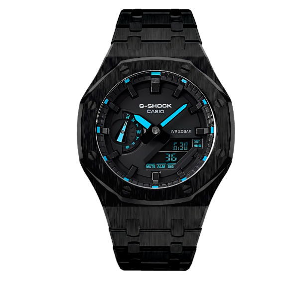 MOD WATCH CO. Blue & Black Steel Mod