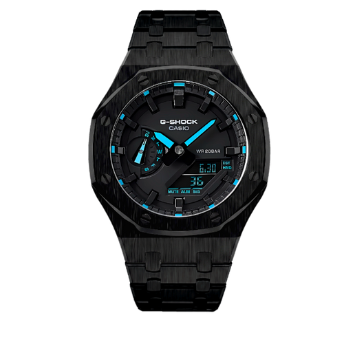 MOD WATCH CO. Blue & Black Steel Mod