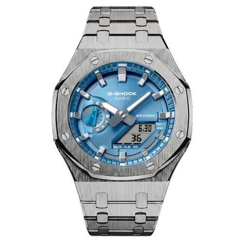 MOD WATCH CO. Blue & Silver Mod