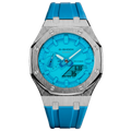 MOD WATCH CO. Blue & Silver Mod