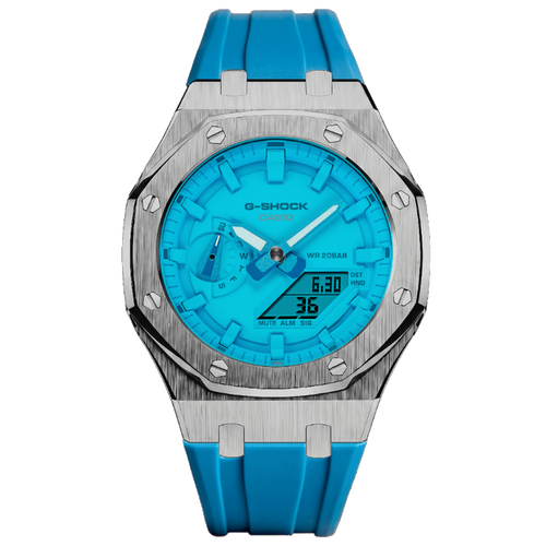 MOD WATCH CO. Blue & Silver Mod