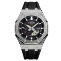 MOD WATCH CO. [Exclusive] Premium Black & Silver Solar Mod