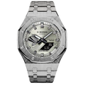 MOD WATCH CO. [Exclusive] Premium White & Silver Solar Mod