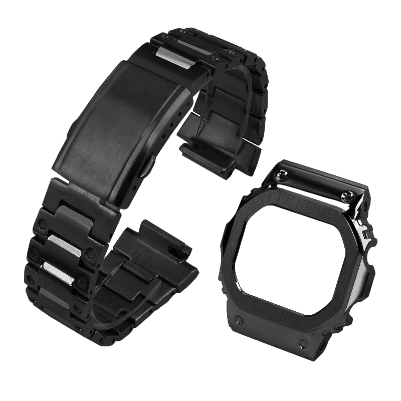 MOD WATCH CO. Full Black Steel Square Band