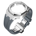 MOD WATCH CO. Lambo Grey and Silver Steel Band