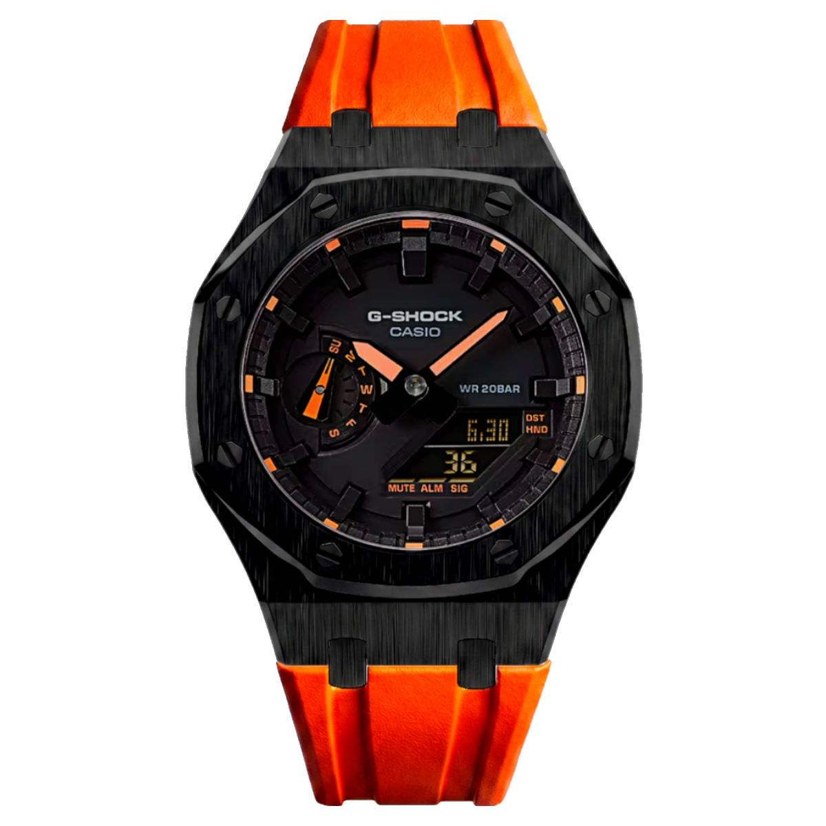 MOD WATCH CO. Orange & Black Mod