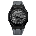 MOD WATCH CO. Premium Black & Silver Steel Mod