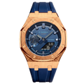 MOD WATCH CO. Premium Blue & RoseGold Mod