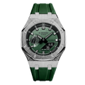 MOD WATCH CO. Premium Silver & Green Mod