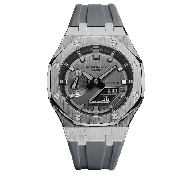 MOD WATCH CO. Premium Silver & Grey Mod