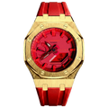 MOD WATCH CO. Red & Gold Mod