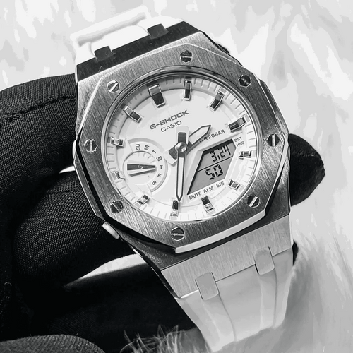 MOD WATCH CO. (Special Edition) White & Silver Mod