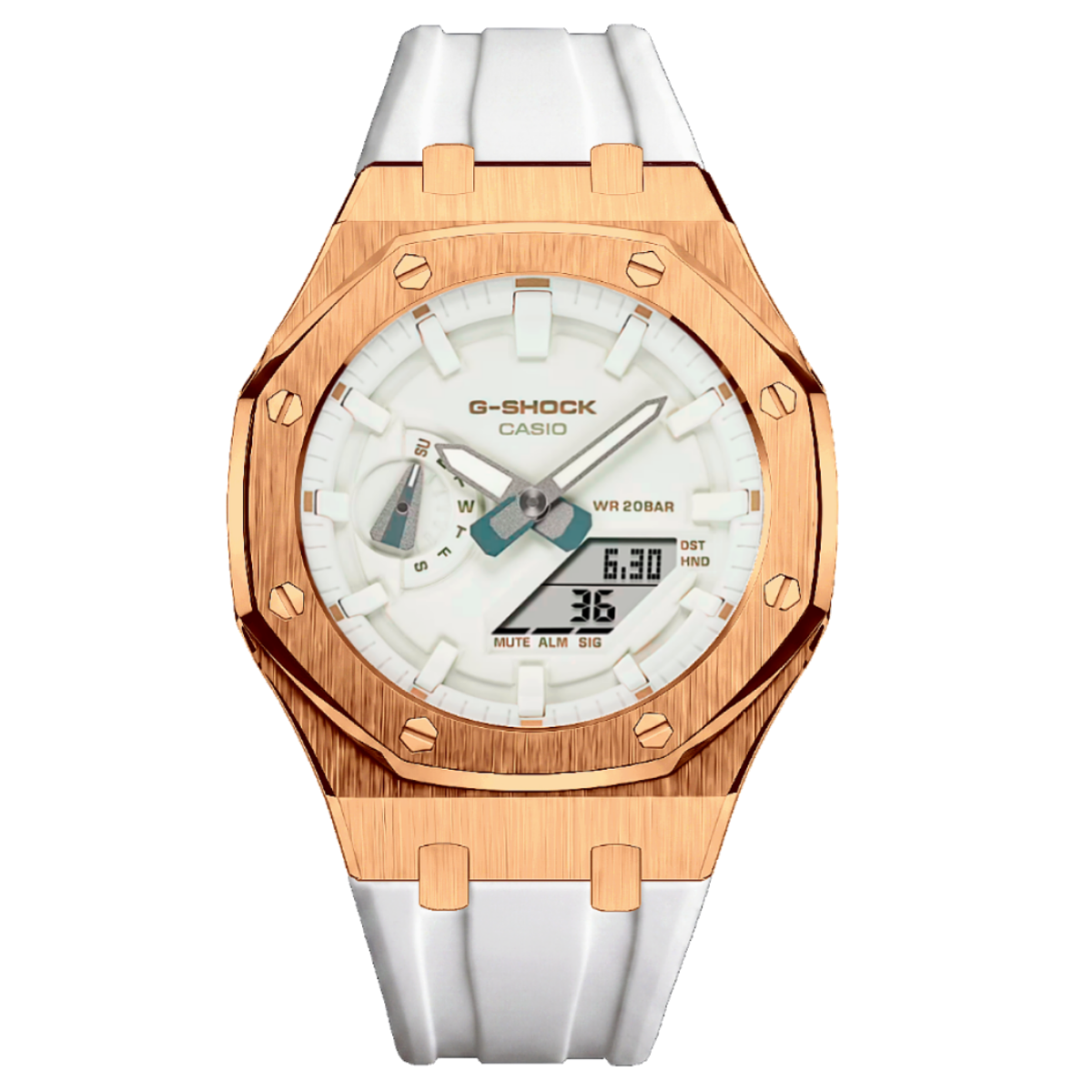 MOD WATCH CO. White & RoseGold Mod